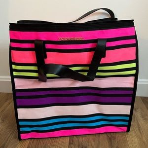 Victorias Secret Striped Tote Bag